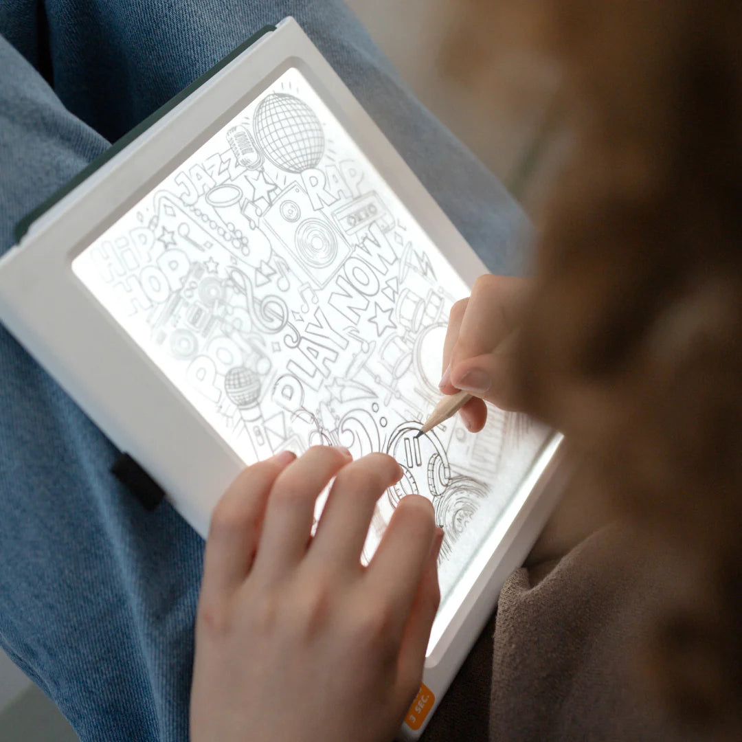 Kidywolf | K-DRAW Pad Animals – Verlichte Tekentafel met Dieren (10+)