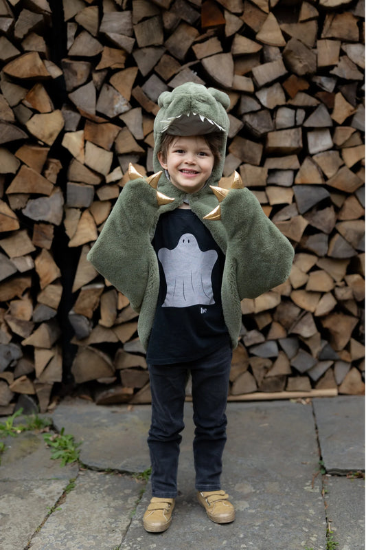 Great Pretenders | T-Rex Cuddle Cape - Green