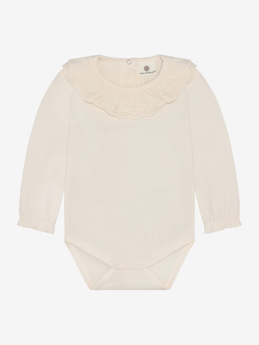 Enfant | Romper met kraag Pearled Ivory