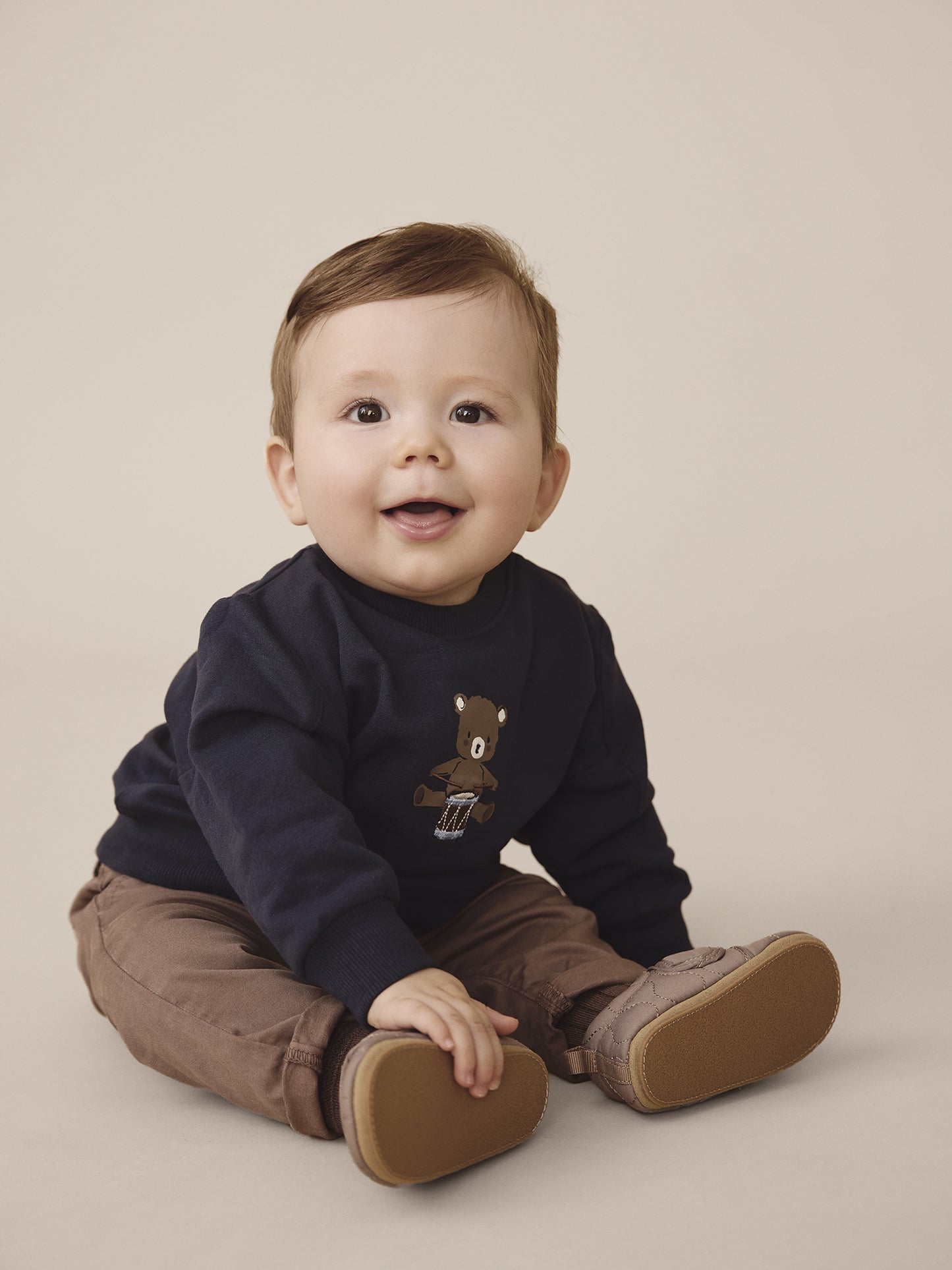 Enfant | Baby Twill Broek Pine Bark