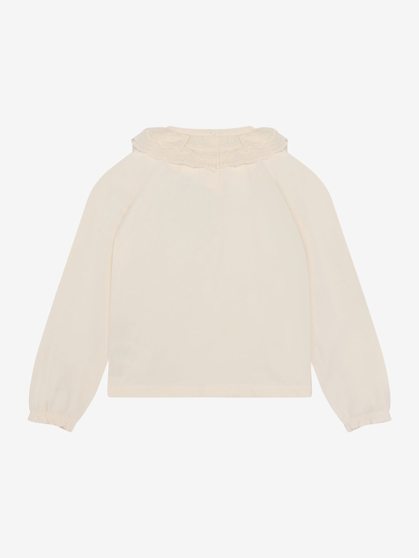 Enfant | Longsleeve met kraag Pearled Ivory
