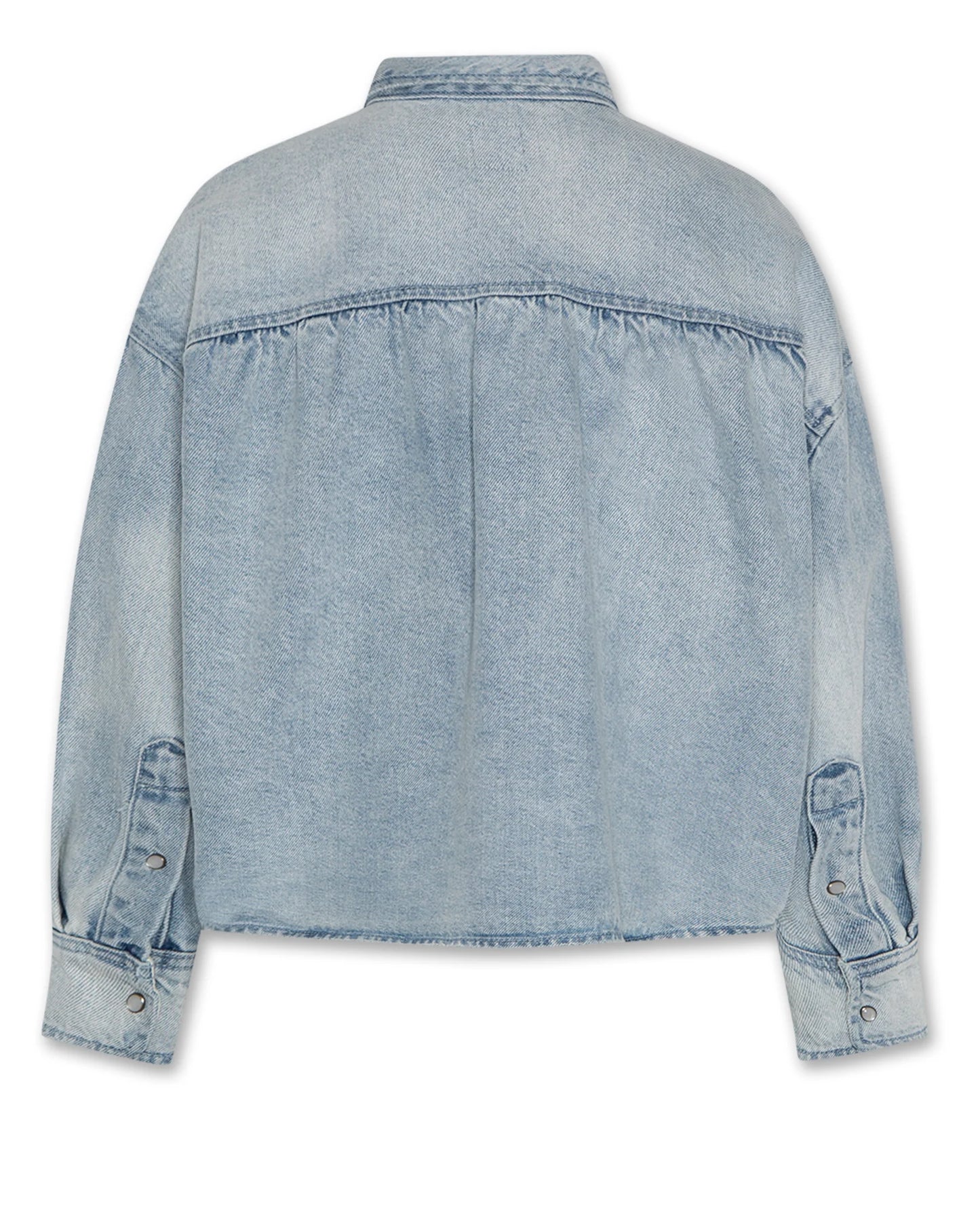 A076 | Bini Denim Blouse Light Coopers - Wash Light