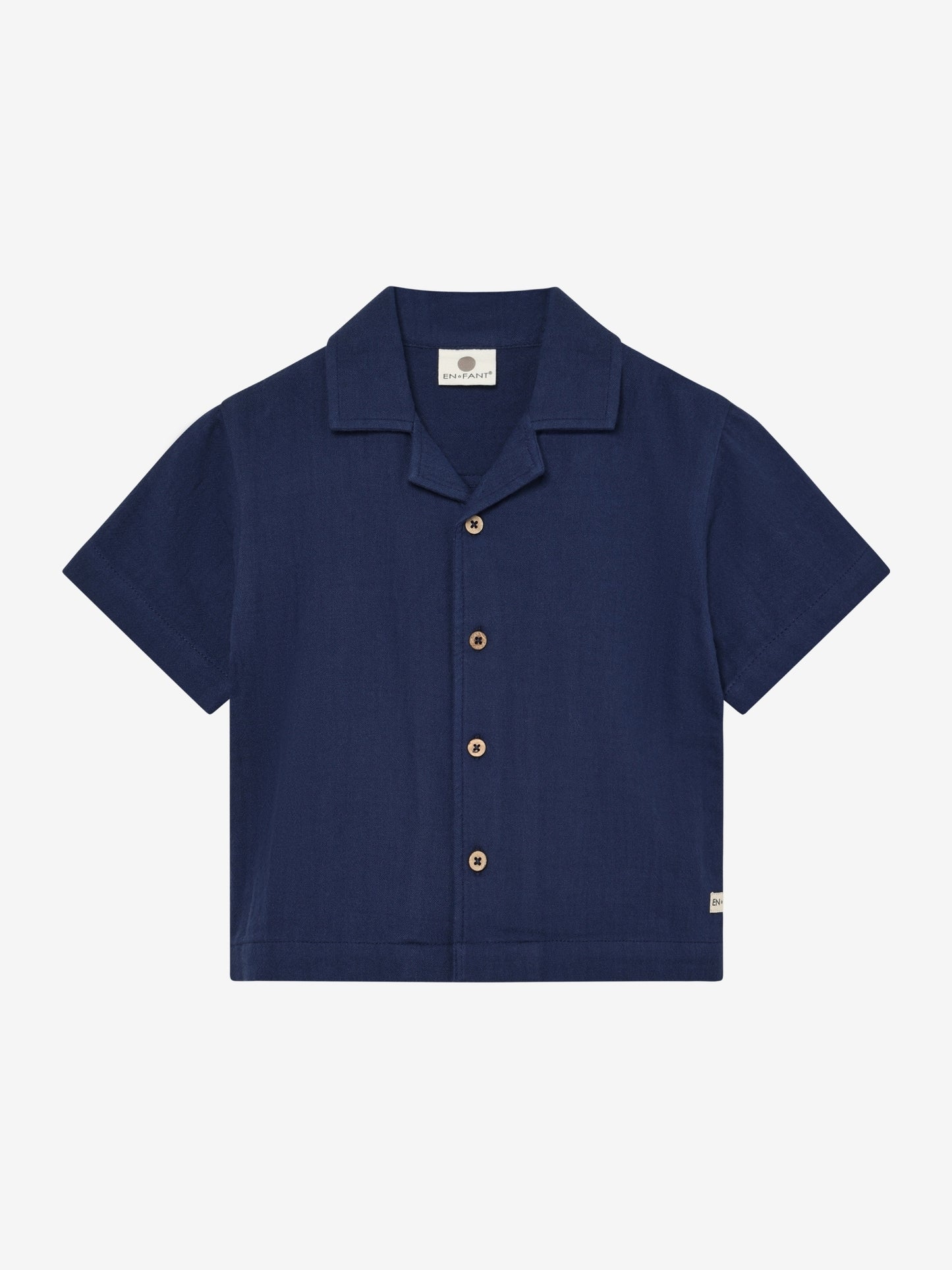 Enfant | Shirt SS muslin medieval blue