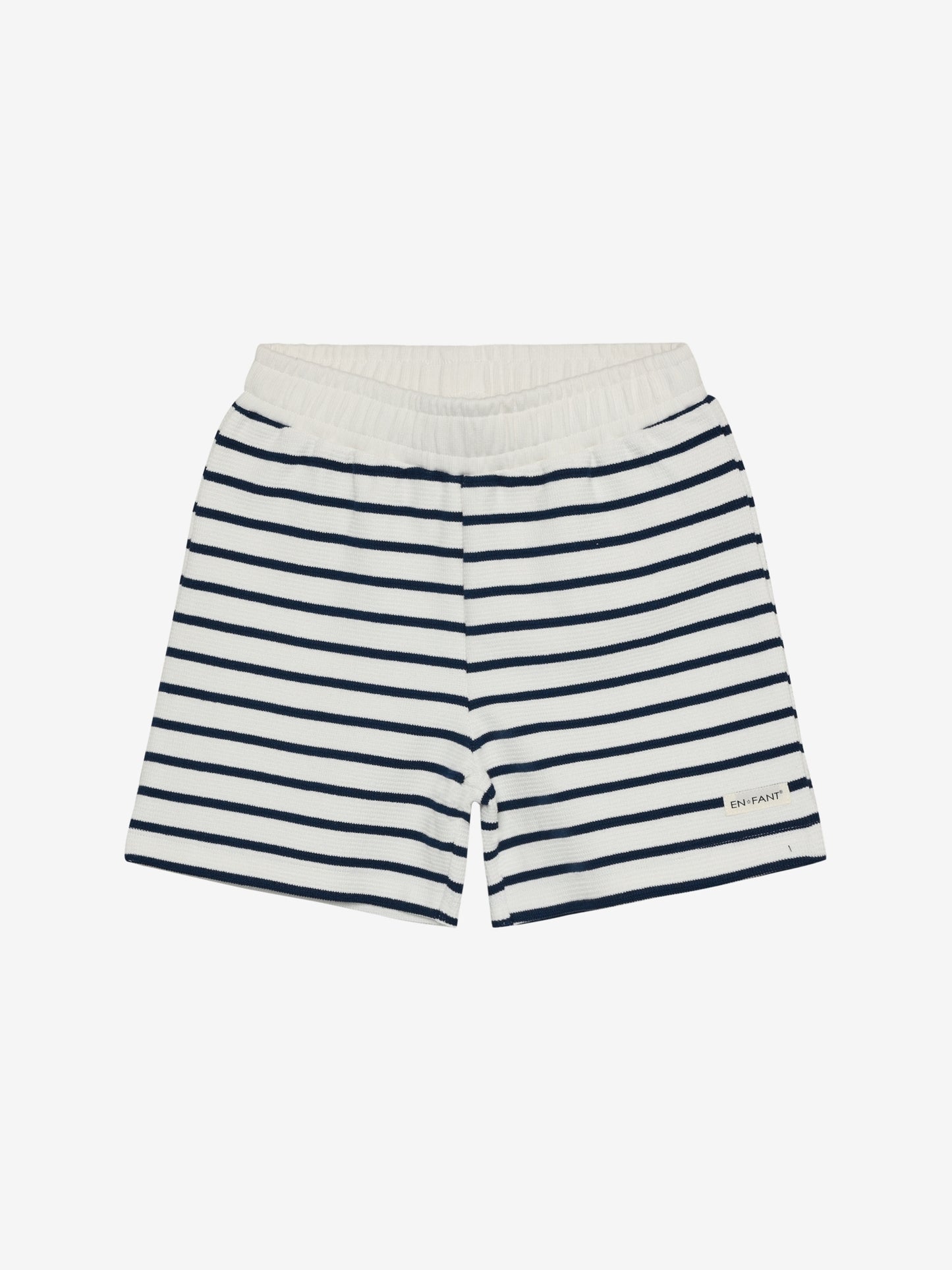 Enfant | shorts sweat stripe medieval blue
