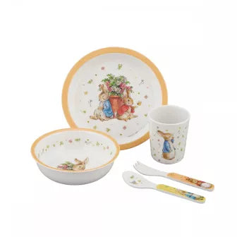 Petit Jour | Peter Rabbit Kinder Serviesset Geel