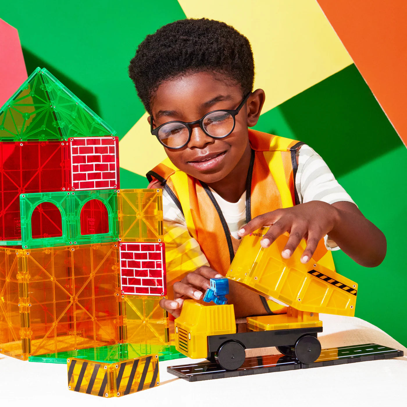 Magna-Tiles | Builder XL 50 Piece Set