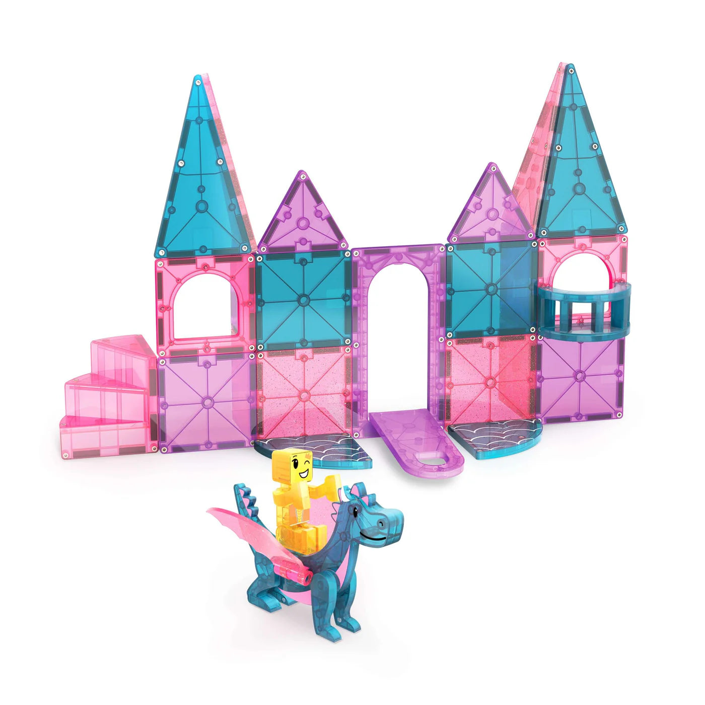 Magna-Tiles | Castle Deluxe + microMAGS 25-piece