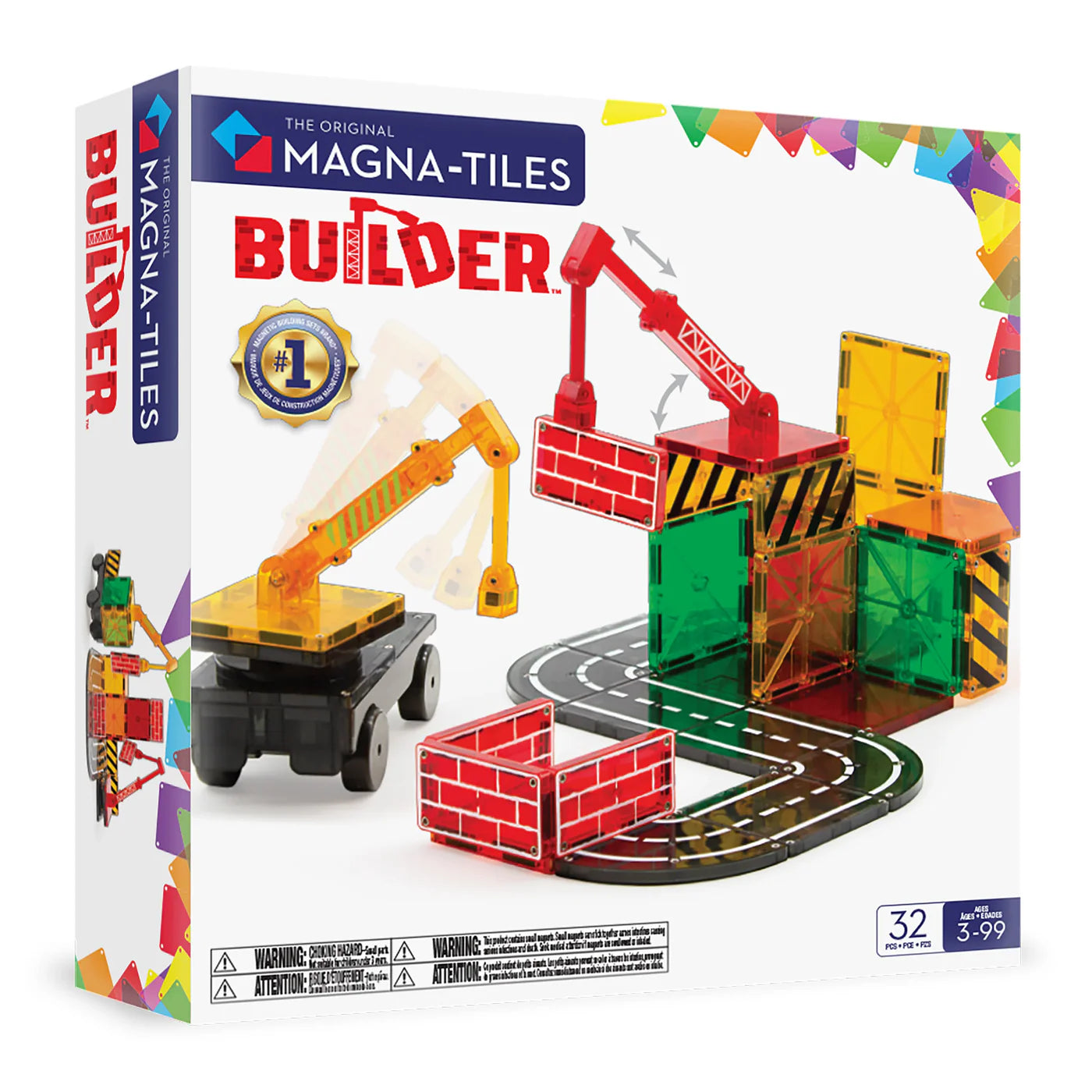 Magna-Tiles | Builder 32 Piece Set