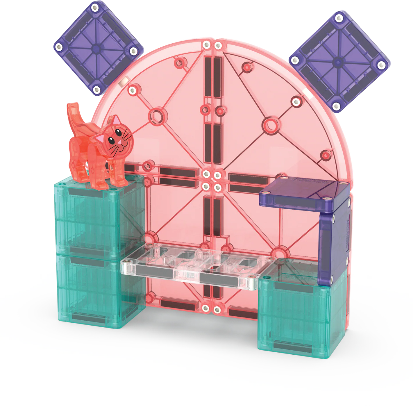 Magna-Tiles | Cat Tree 13-Piece Set