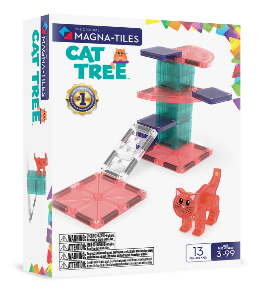 Magna-Tiles | Cat Tree 13-Piece Set