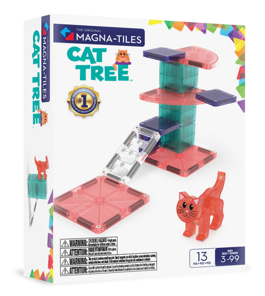 Magna-Tiles | Cat Tree 13-Piece Set