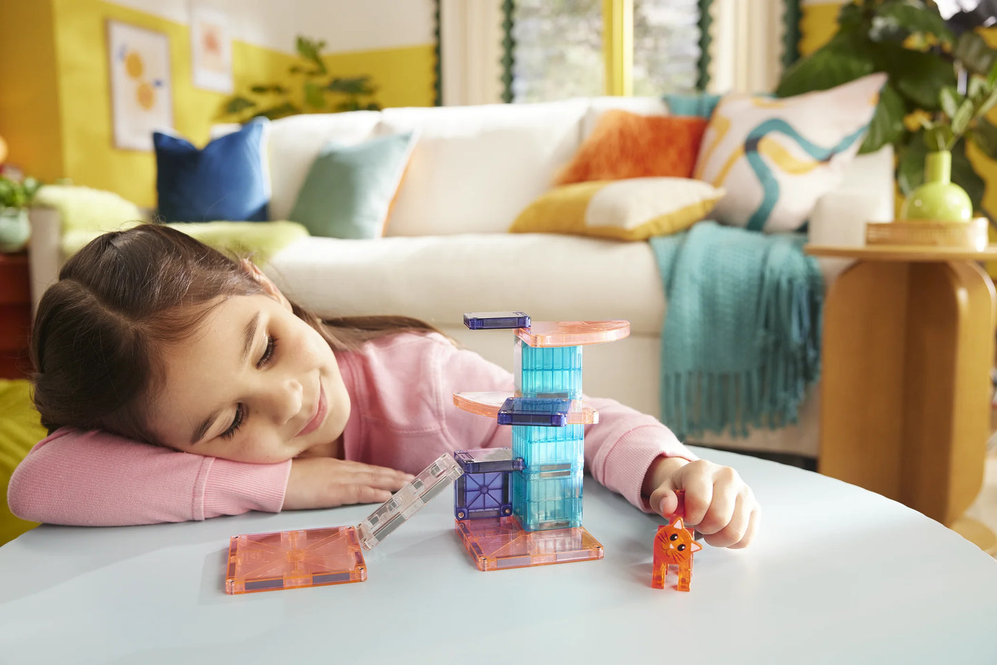 Magna-Tiles | Cat Tree 13-Piece Set