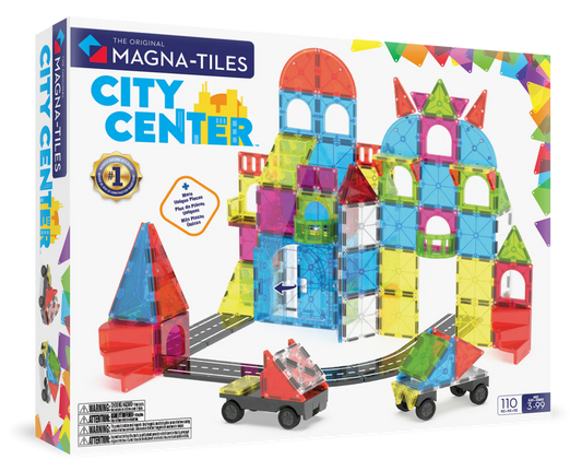 Magna-Tiles | City center 110-Piece Set