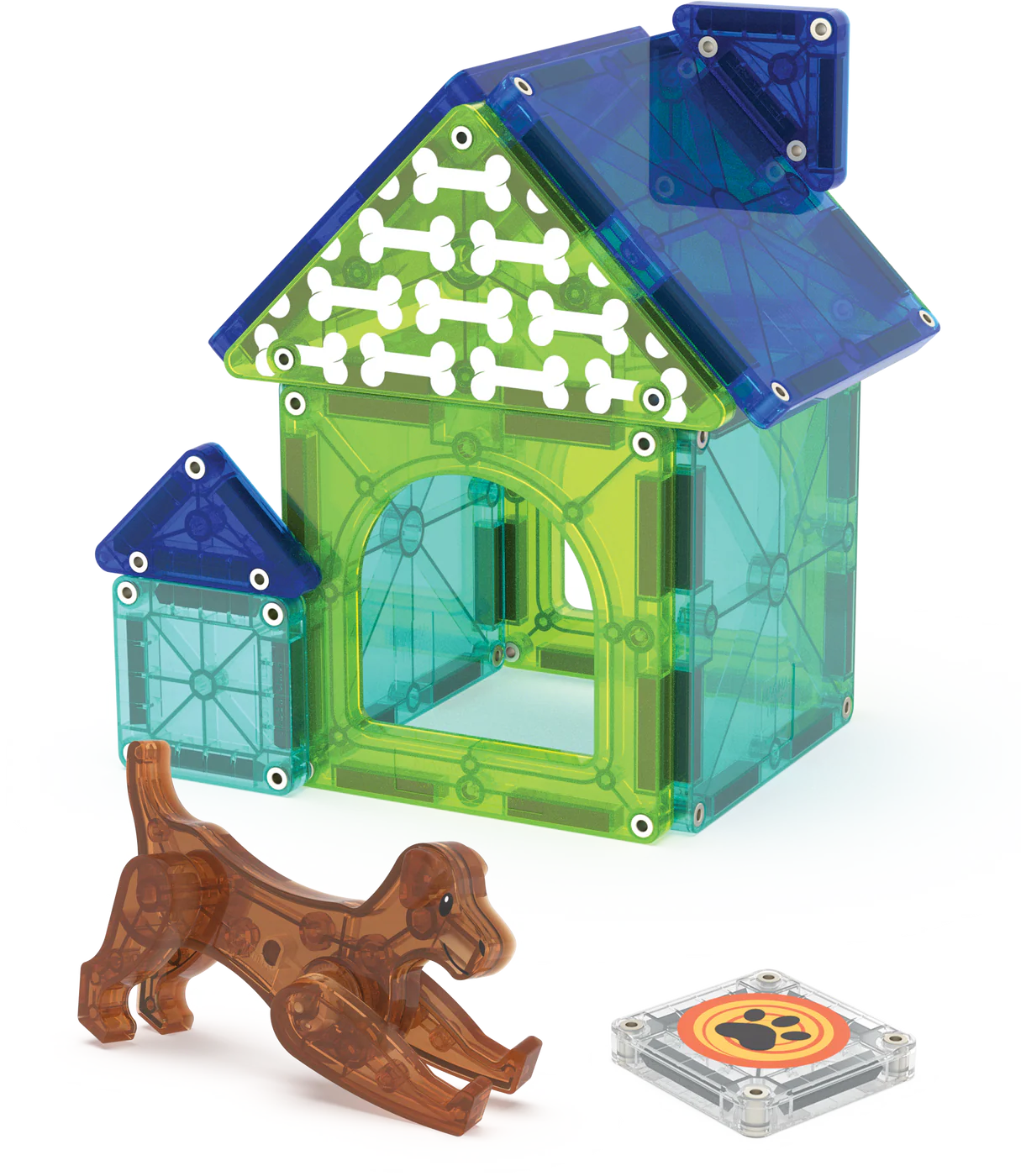 Magna-Tiles | Dog house 13-Piece Set