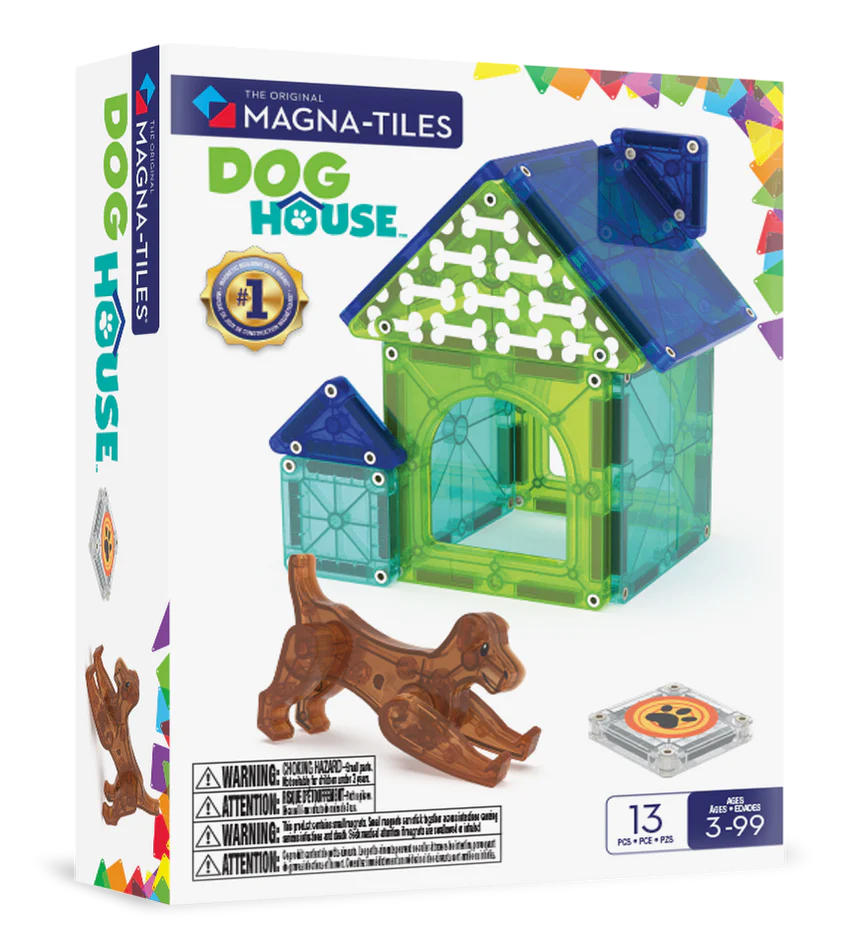 Magna-Tiles | Dog house 13-Piece Set