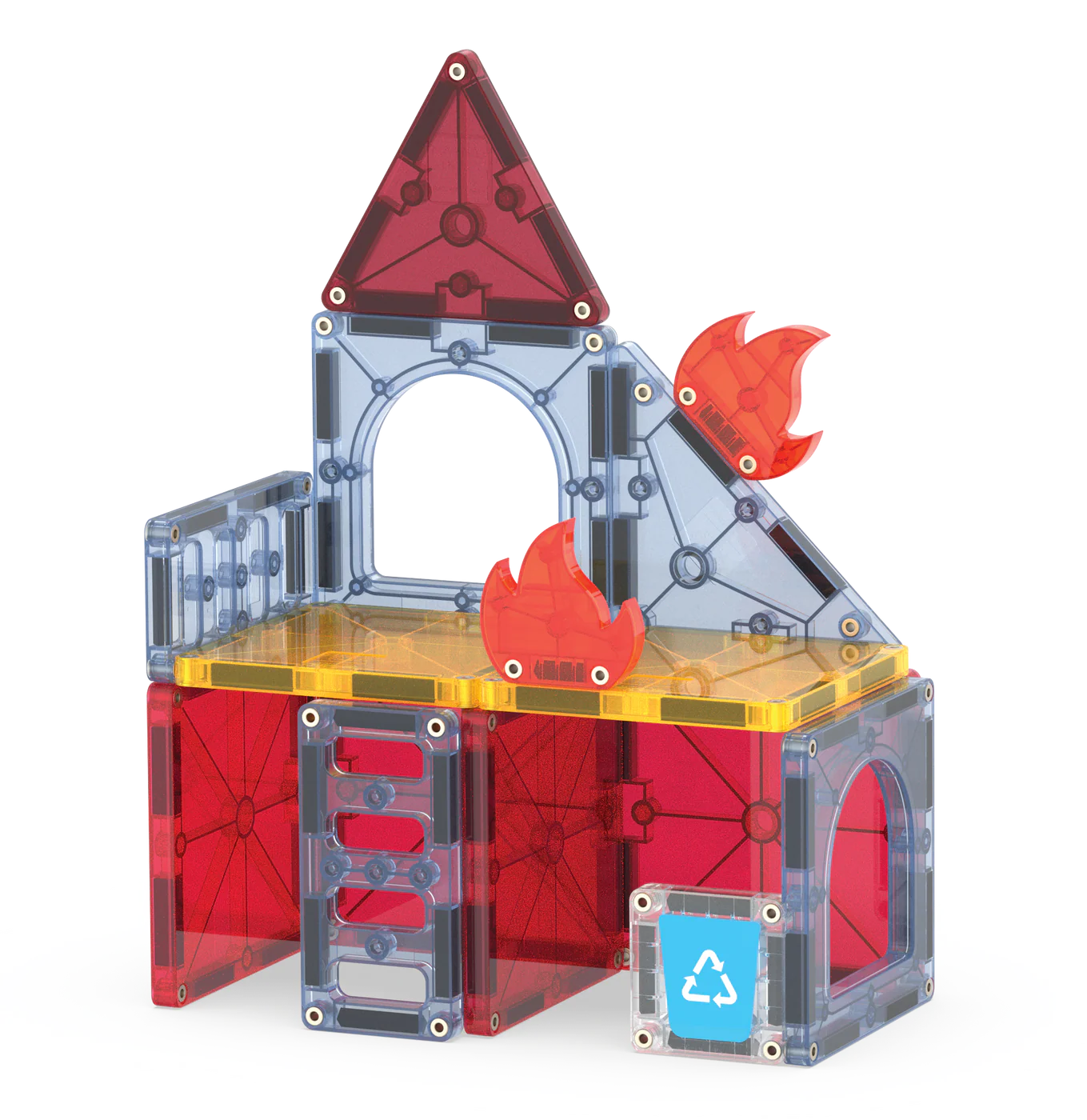 Magna-Tiles | Fire Station 27-Piece Set