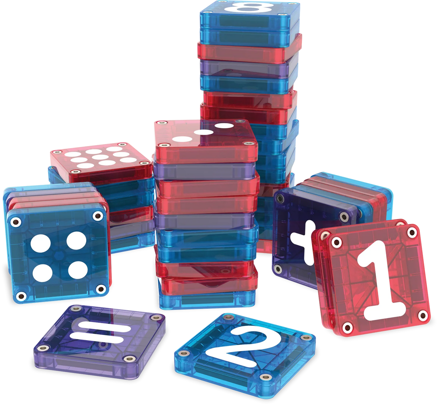Magna-Tiles | microMAGS Learn Numbers 56-delig – magnetisch cijferspel