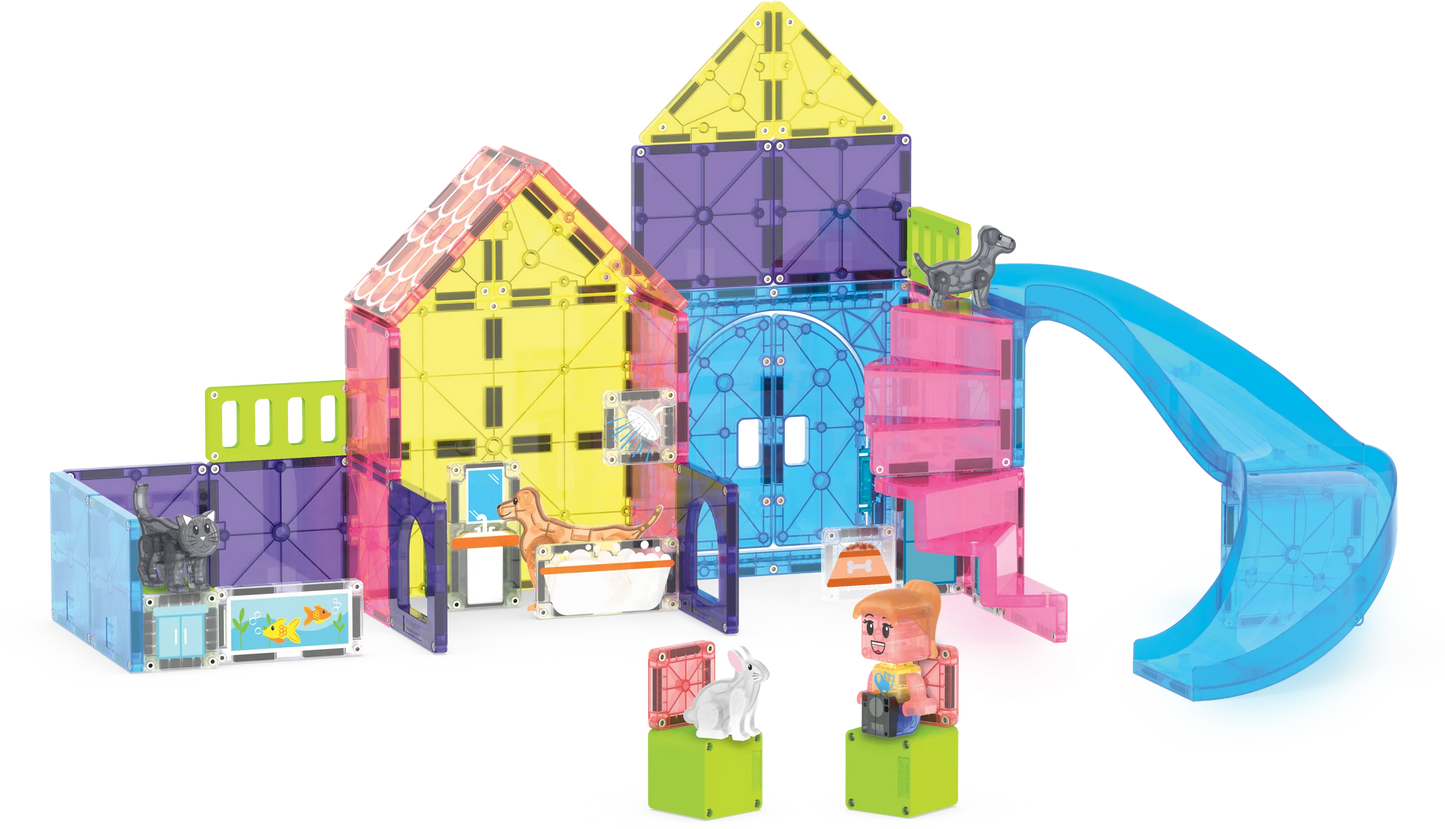 Magna-Tiles | Pet Playhouse 50-Piece Set