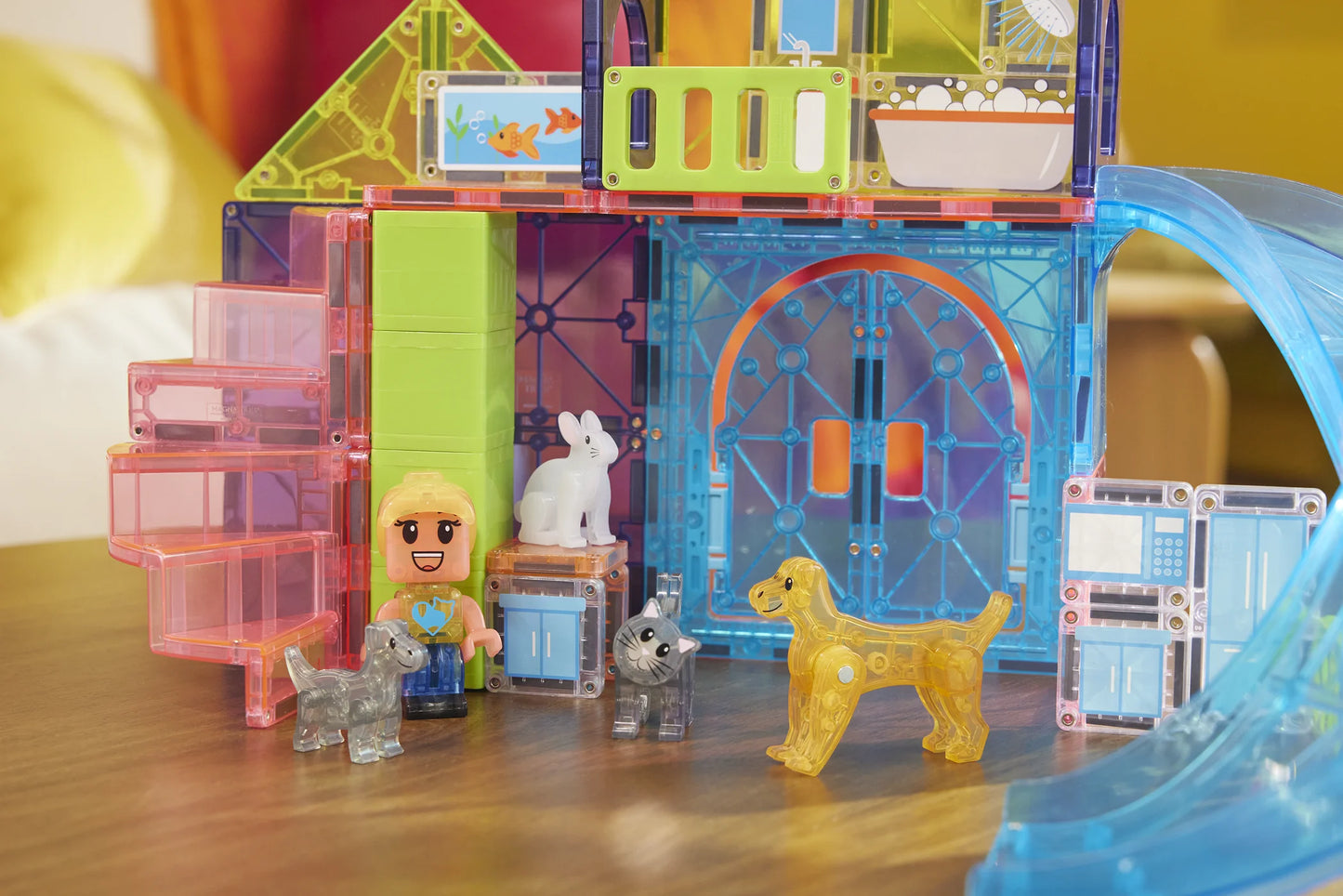 Magna-Tiles | Pet Playhouse 50-Piece Set