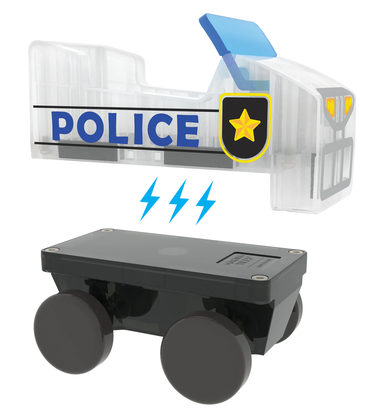 Magna-Tiles | Police Station 20-Piece Set