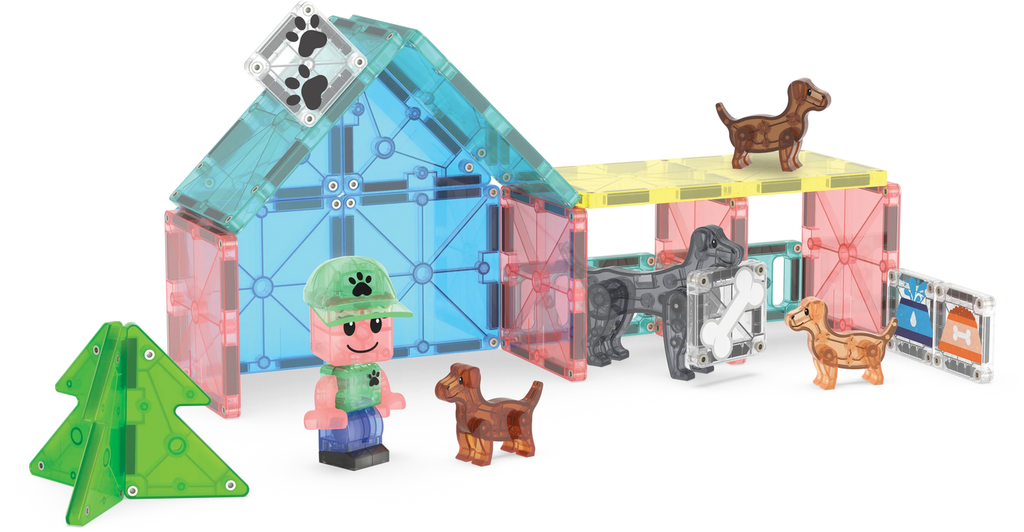 Magna-Tiles | Puppy Park 27-Piece Set