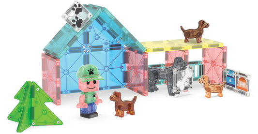 Magna-Tiles | Puppy Park 27-Piece Set