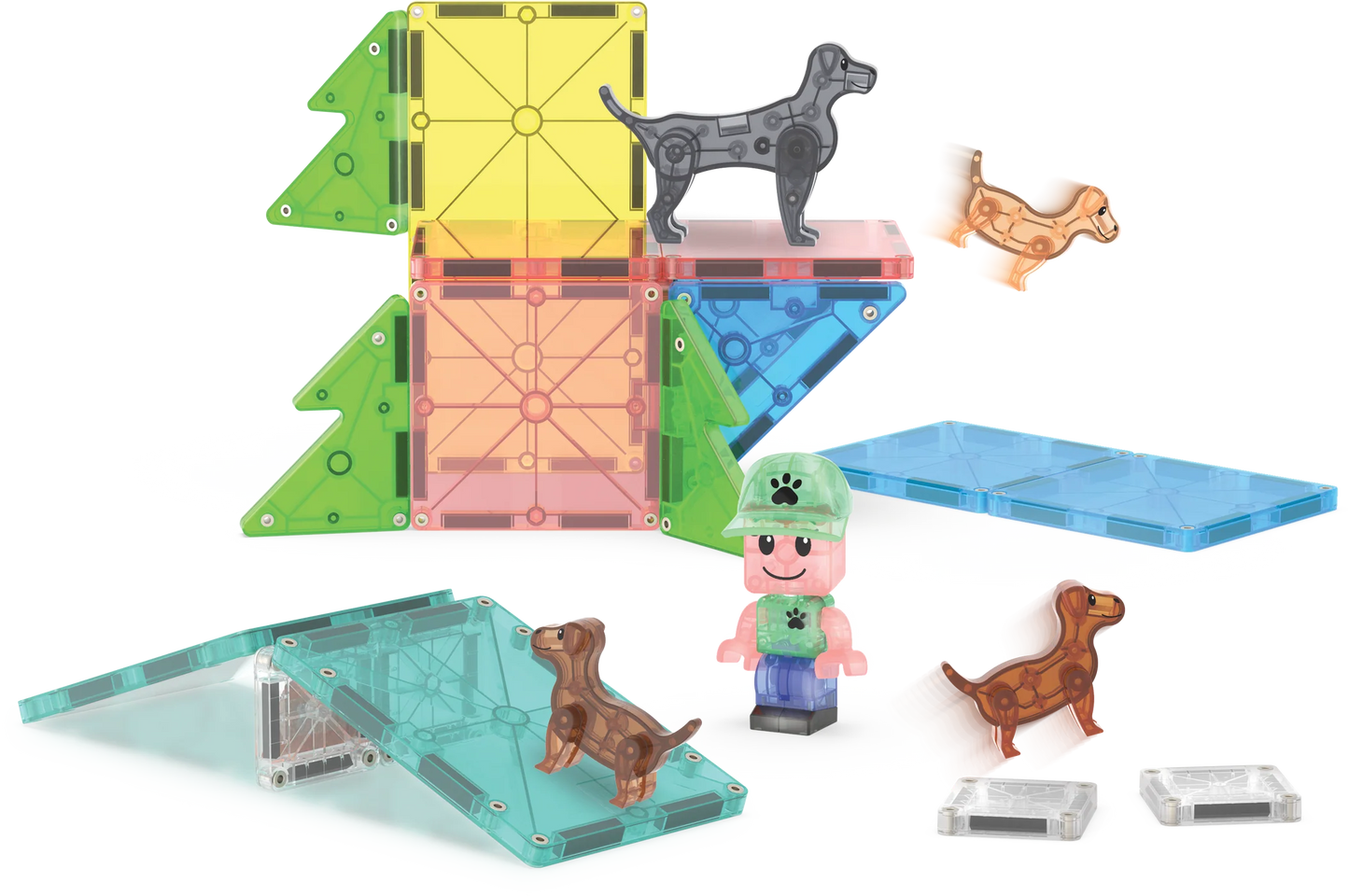 Magna-Tiles | Puppy Park 27-Piece Set