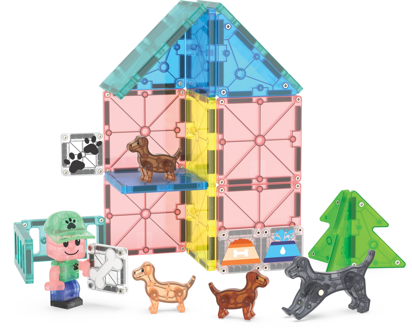 Magna-Tiles | Puppy Park 27-Piece Set