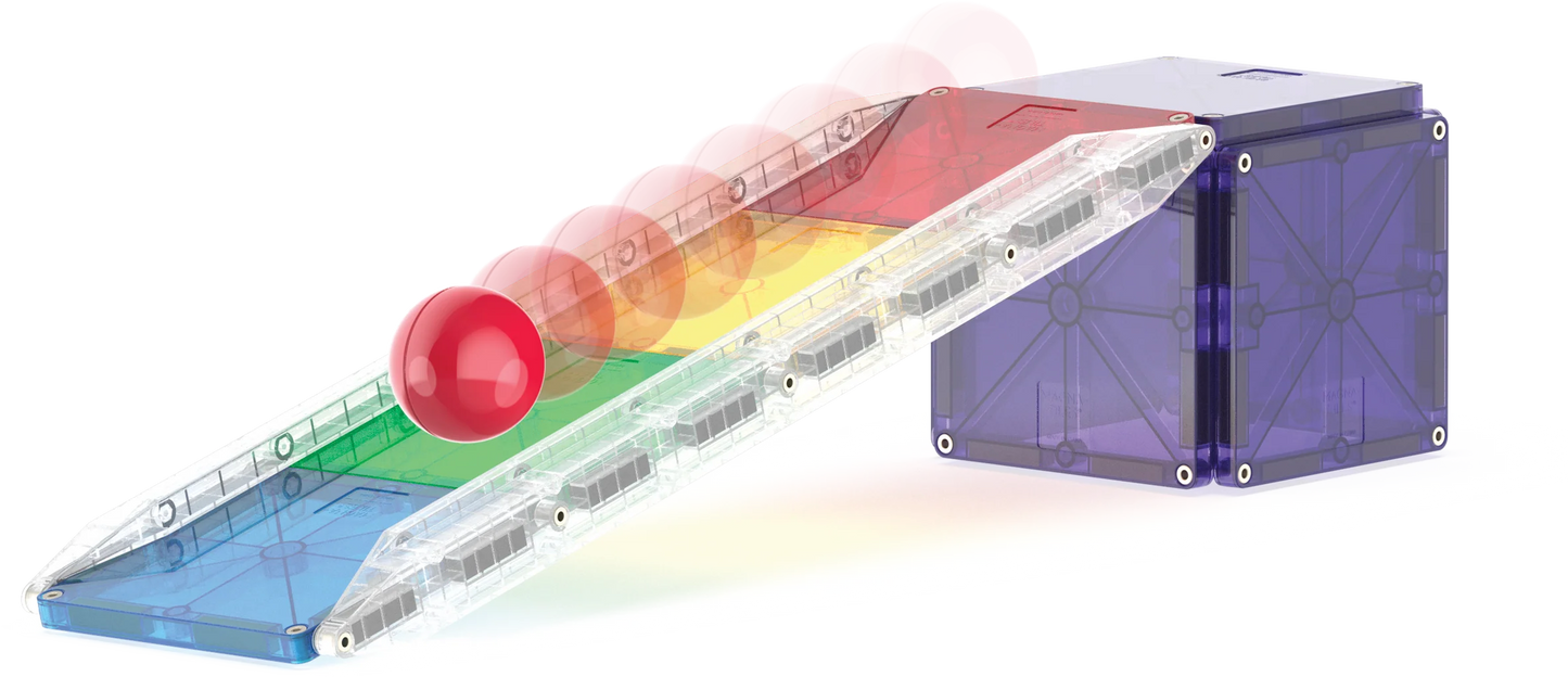 Magna-Tiles | Rail Racers Deluxe 90-Piece Set