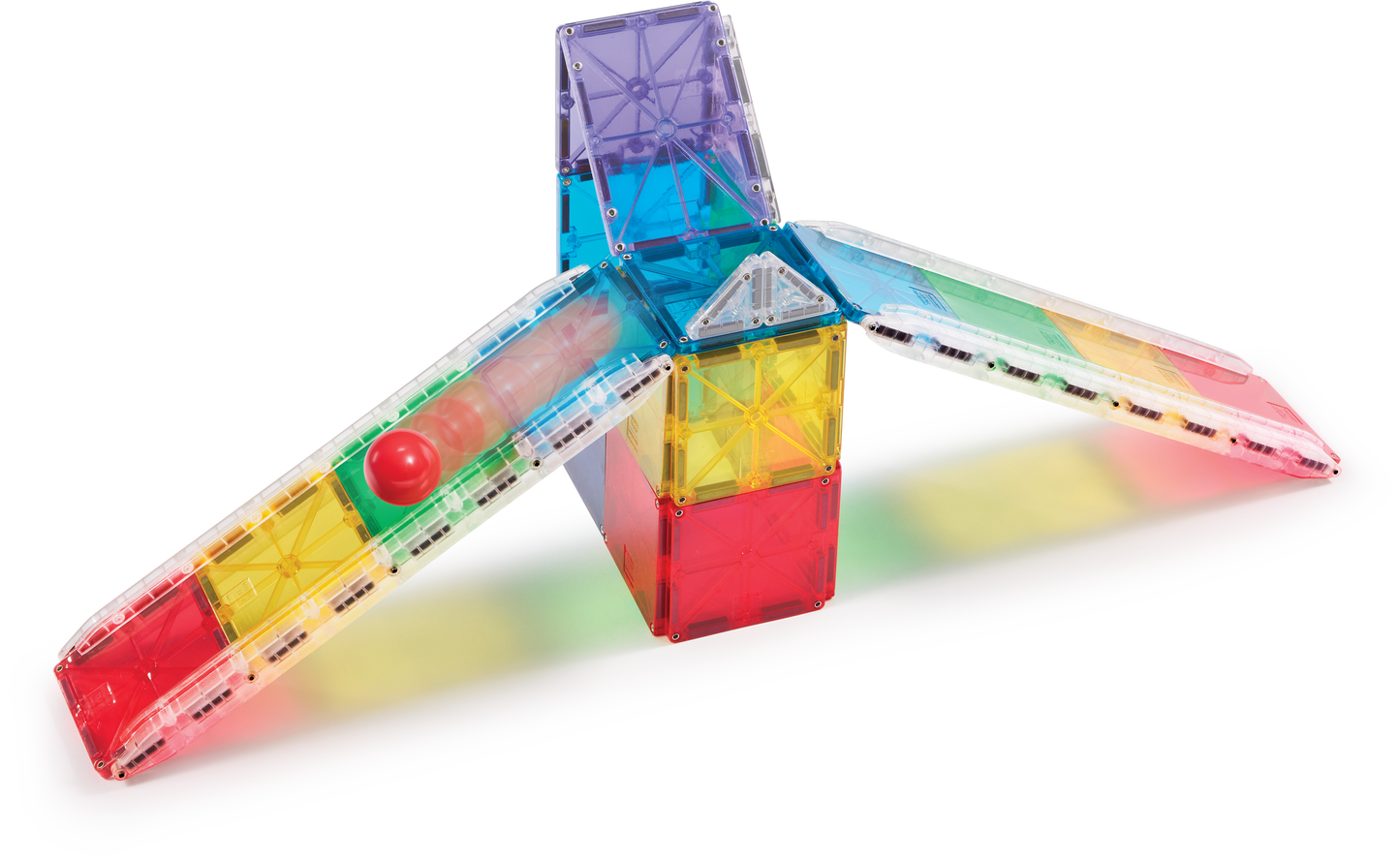 Magna-Tiles | Rail Racers 33-Piece Set