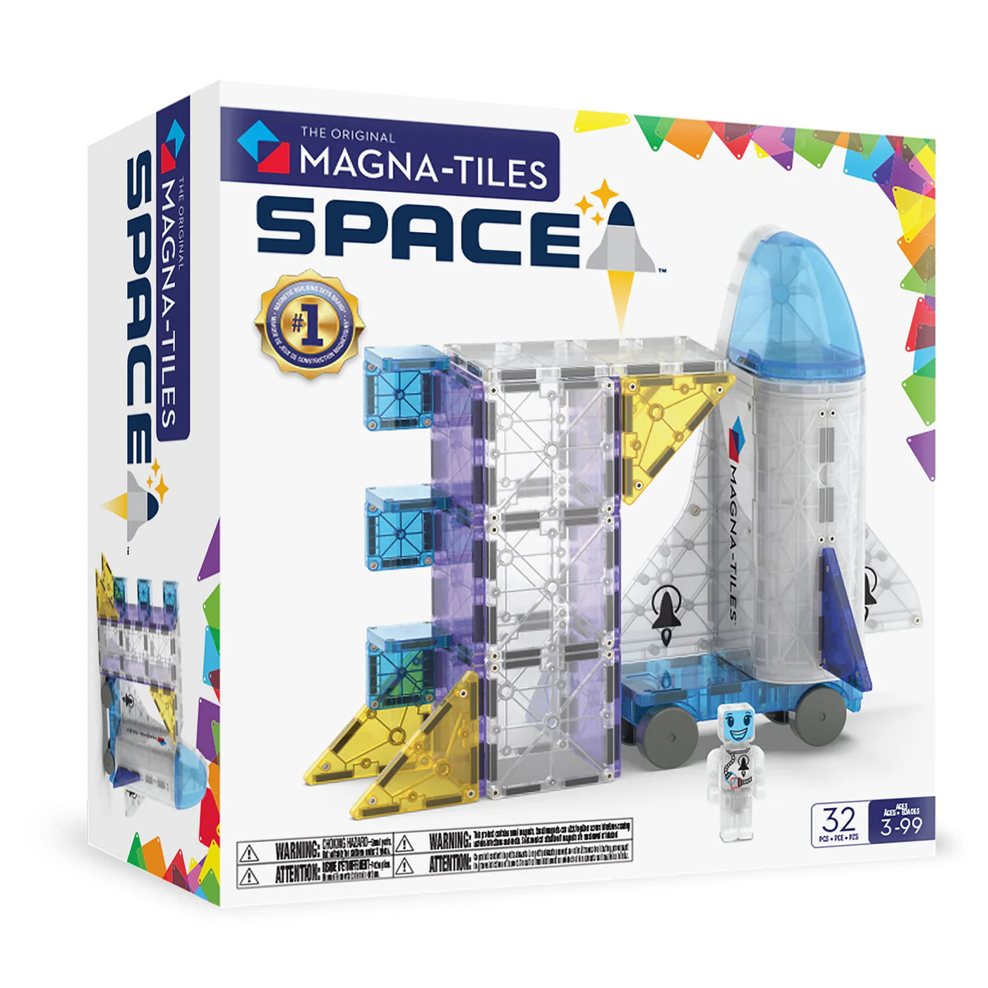 Magna-Tiles | Space shuttle 32 Piece Set - ruimte