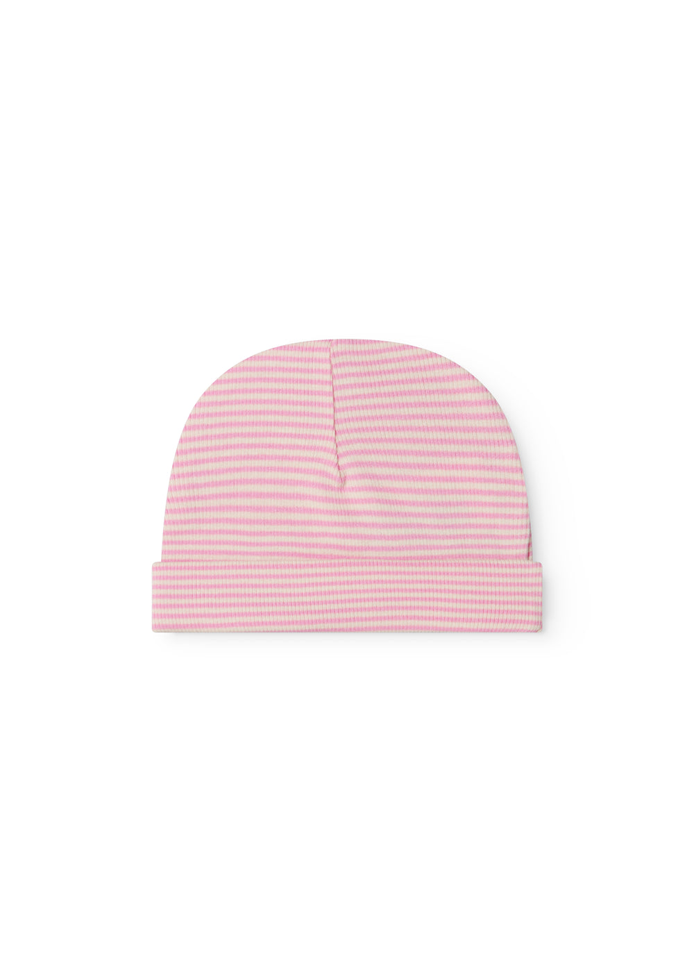 MarMar Copenhagen | Aiko, mutsje modal fine rib pink stripe
