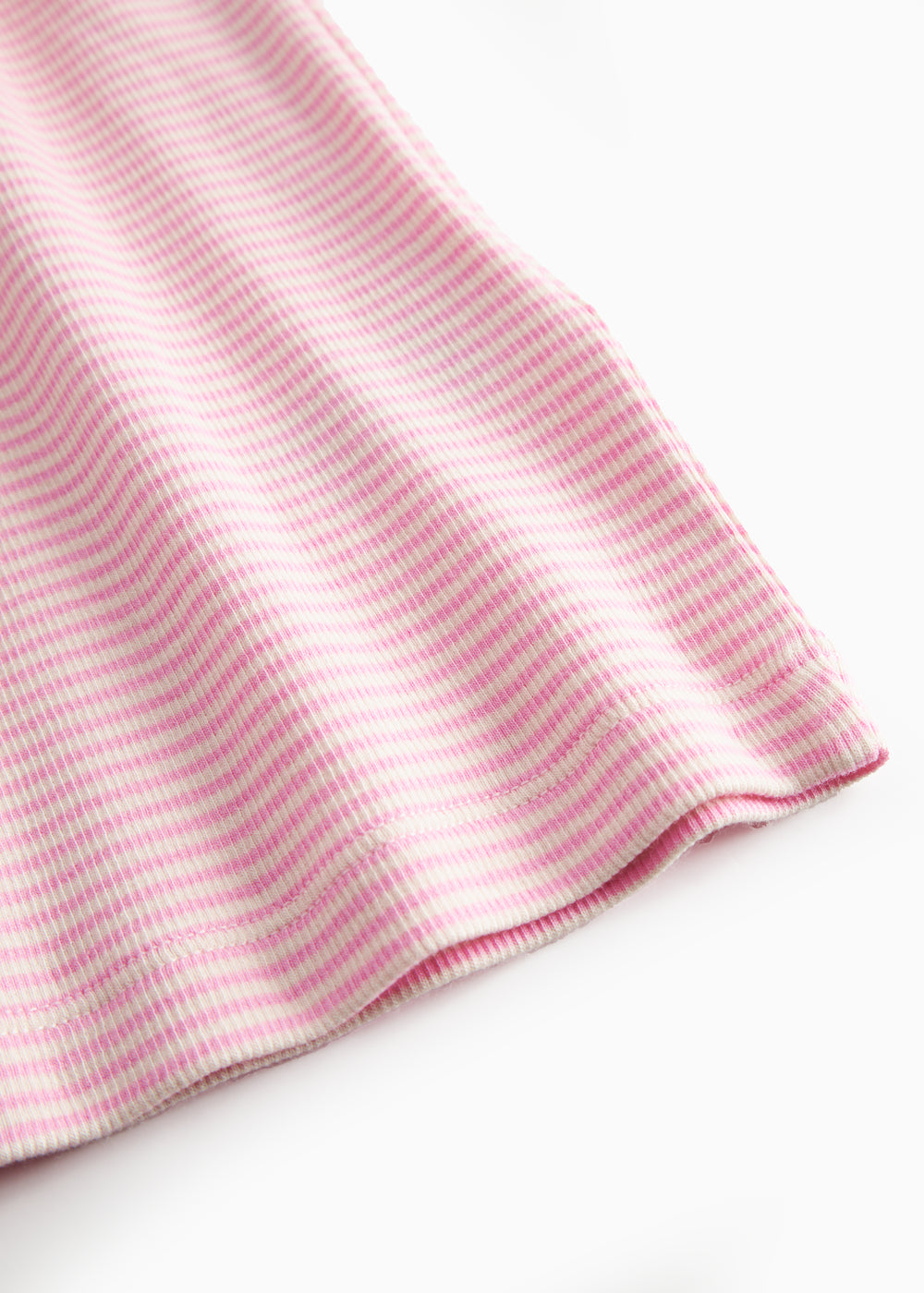 MarMar Copenhagen | Dioa jurkje modal fine rib stripe roze