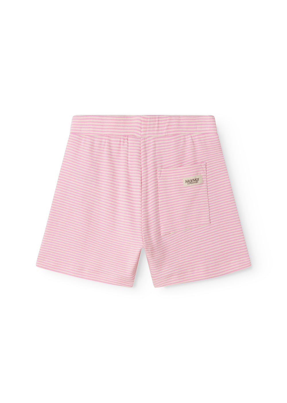 MarMar Copenhagen | Paulo short modal fine rib stripe roze