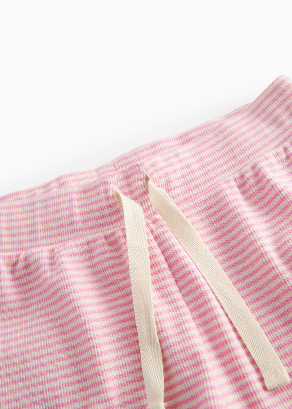 MarMar Copenhagen | Paulo short modal fine rib stripe roze