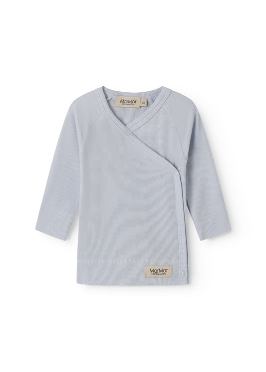 MarMar Copenhagen | Overslag shirt, Tuti wrap -Blue mist