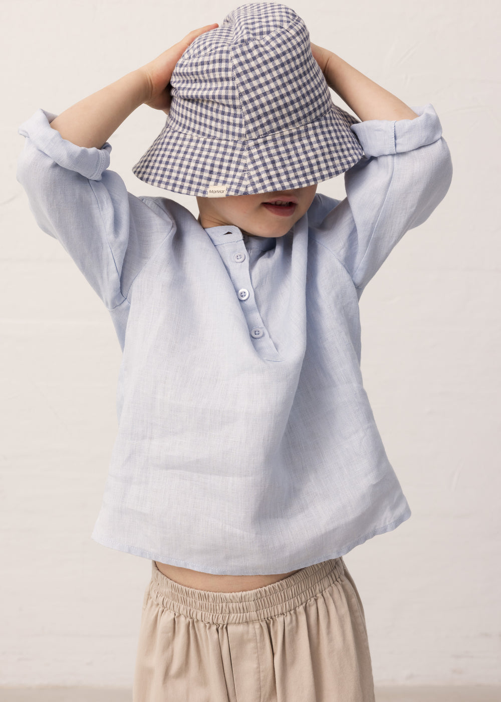 MarMar Copenhagen | Linnen blouse - Blue Mist
