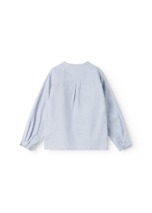 MarMar Copenhagen | Linnen blouse - Blue Mist