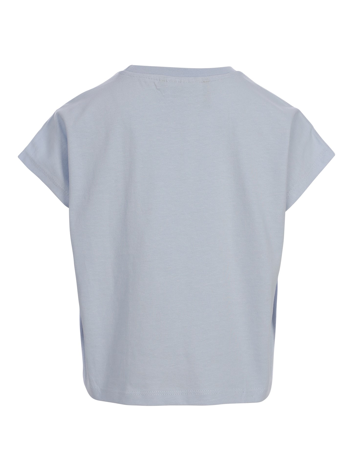 Looxs | Meisjes T-shirt lichtblauw – cropped met zon print