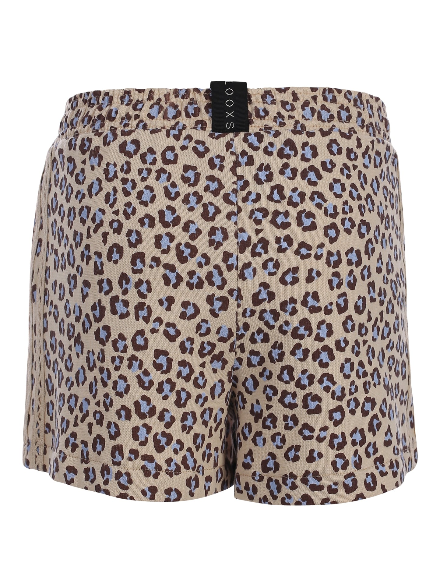 Looxs | Meisjes luipaard short beige – zomerse short met print