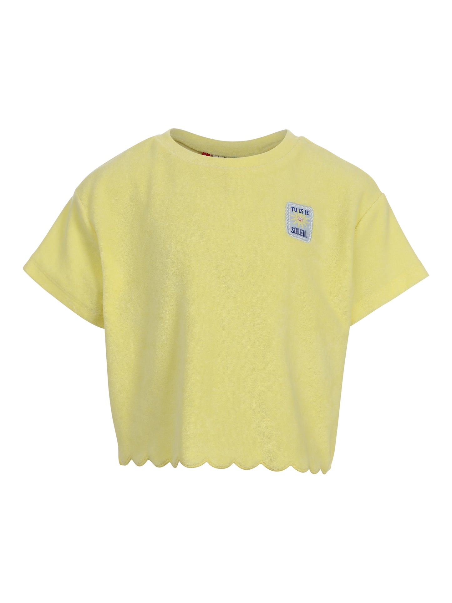 Looxs | Gele badstof meisjes top