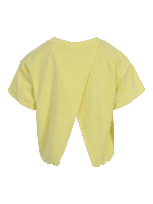 Looxs | Gele badstof meisjes top
