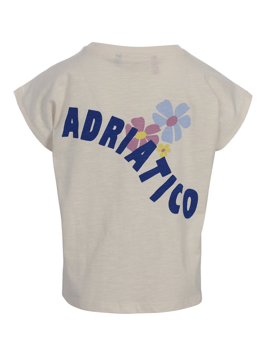 Looxs | Witte meisjes top met Capri Beach print