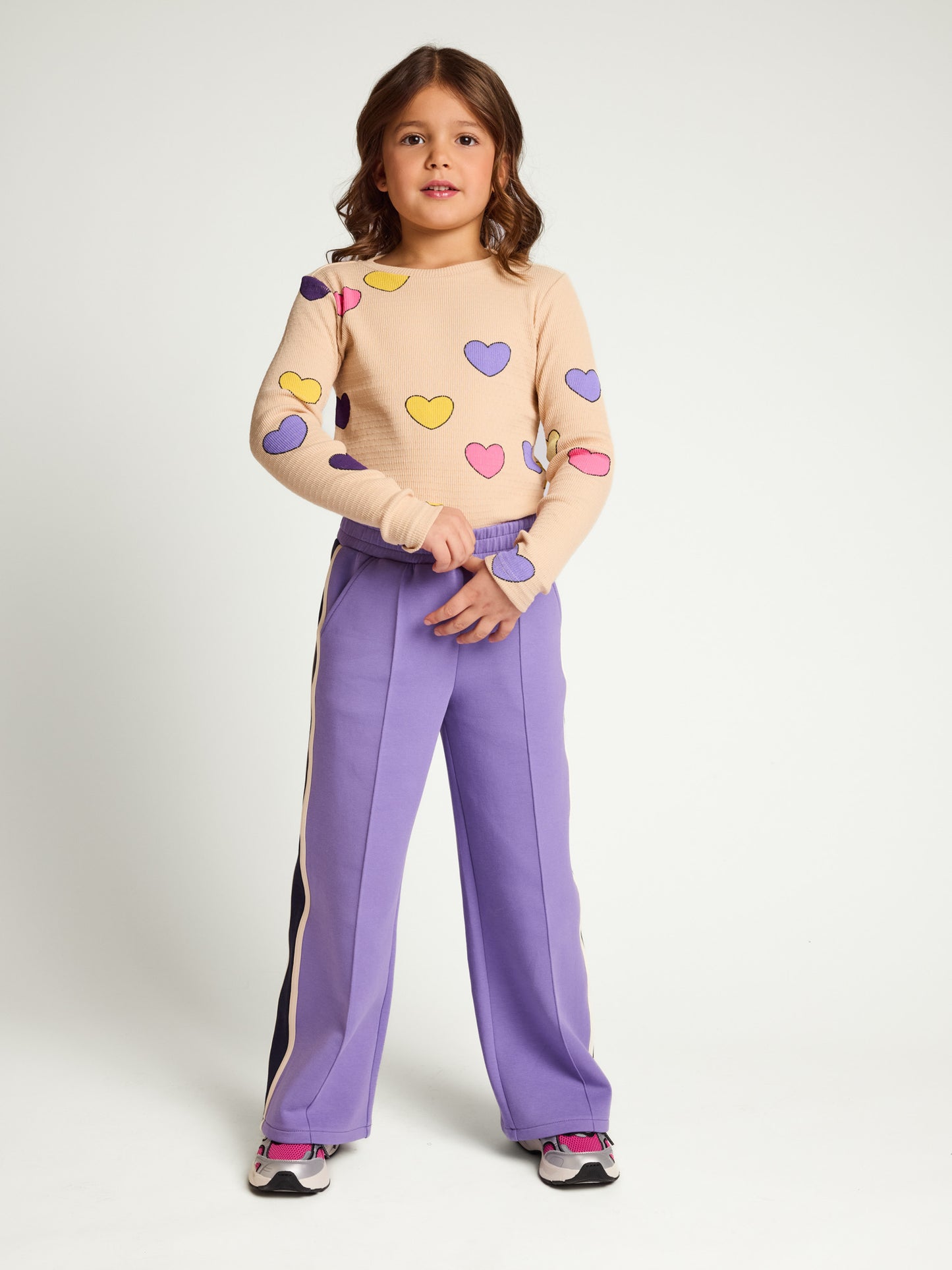 Looxs | Little scuba wide-leg broek