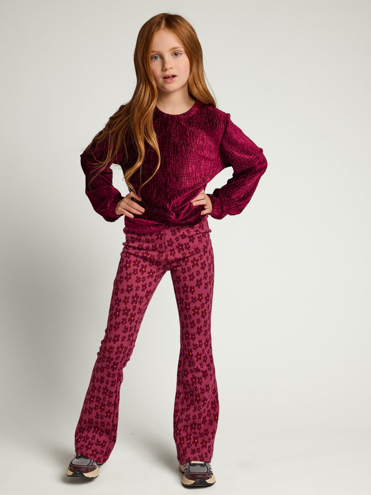 Looxs | Little velvet crinkle top