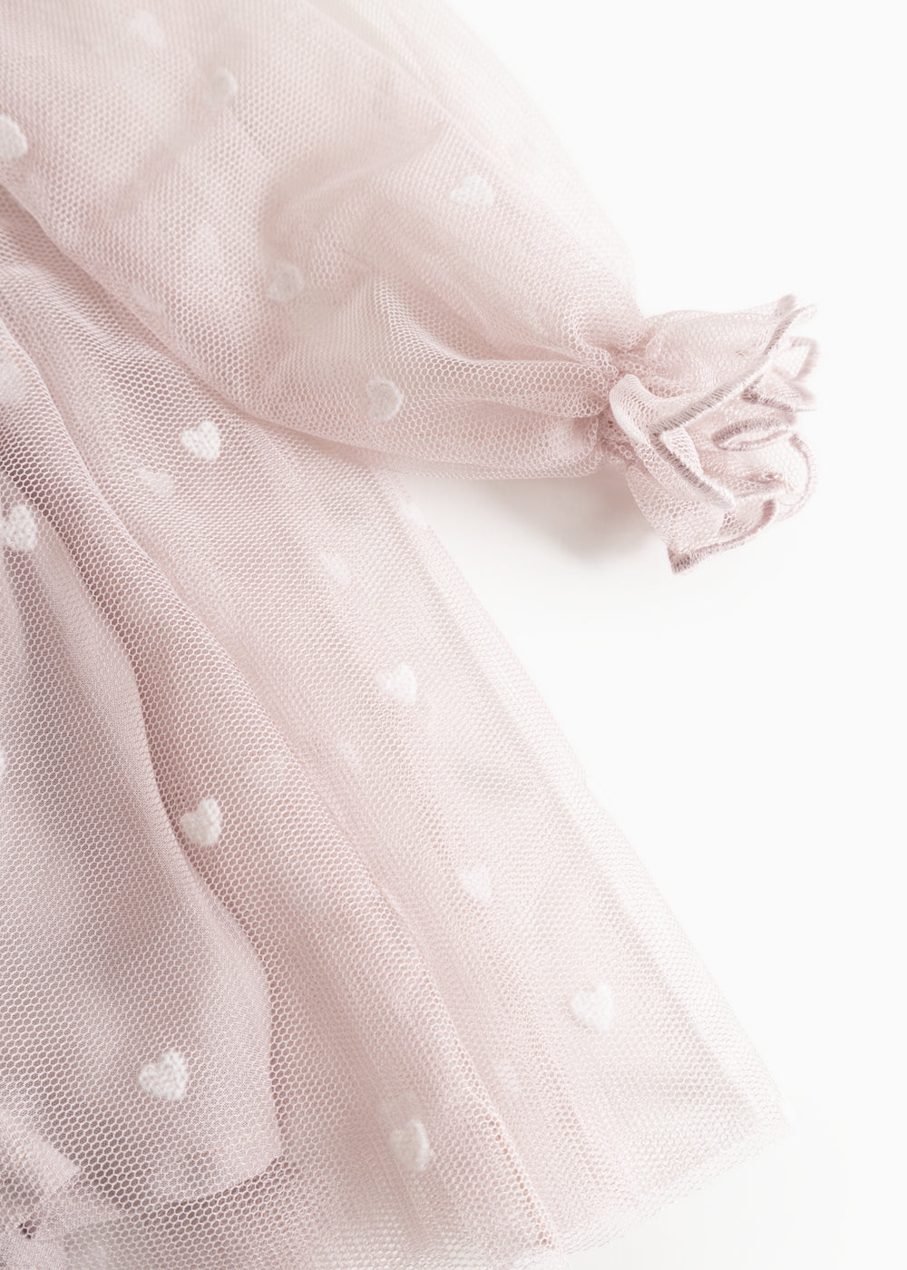 MarMar Copenhagen | Dera B ballerina jurk Cloud Gray Hearts