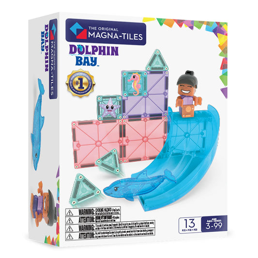 Magna-Tiles | Dolphin Bay – 13 Delige Magnetische Bouwset met Dolfijnenthema