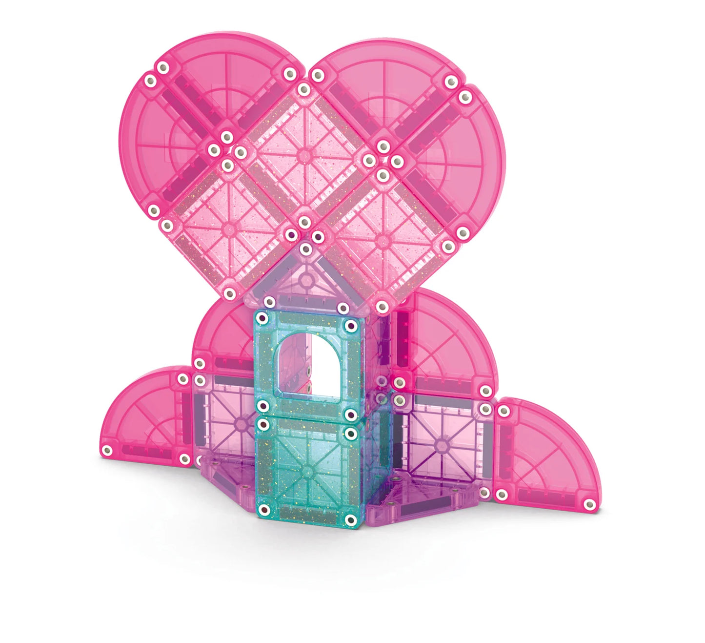 Magna-Tiles | Travelset Heart to Heart 26-delig – magnetische reisset voor onderweg