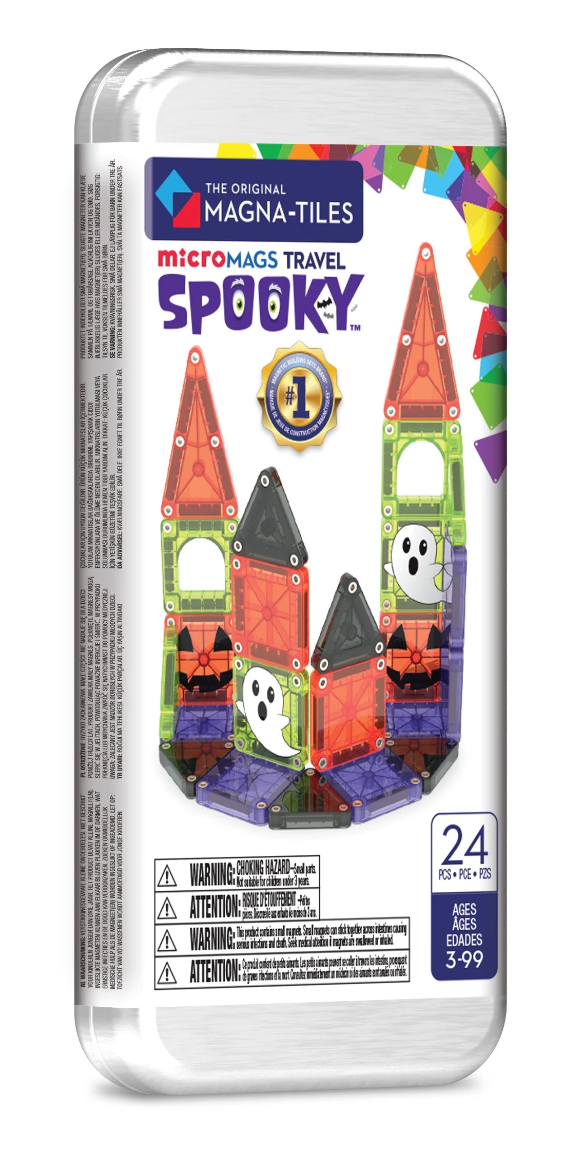 MAGNA-TILES | microMAGS Spooky Travel Set 24-delig - 264024ST