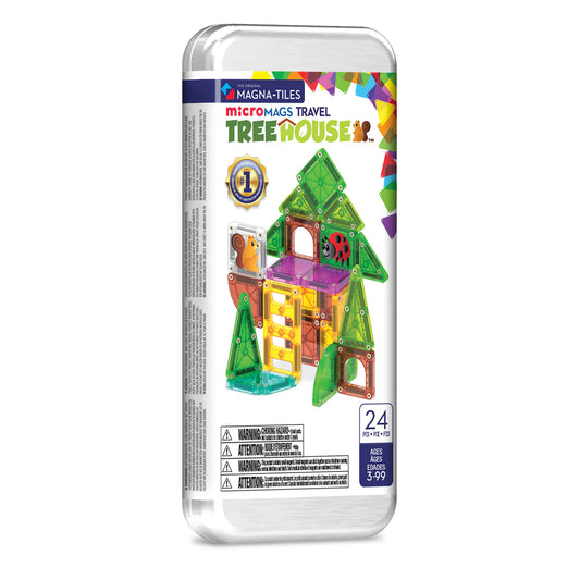 Magna-Tiles | microMAGS Travel Treehouse – 24 Delige Reisbouwset